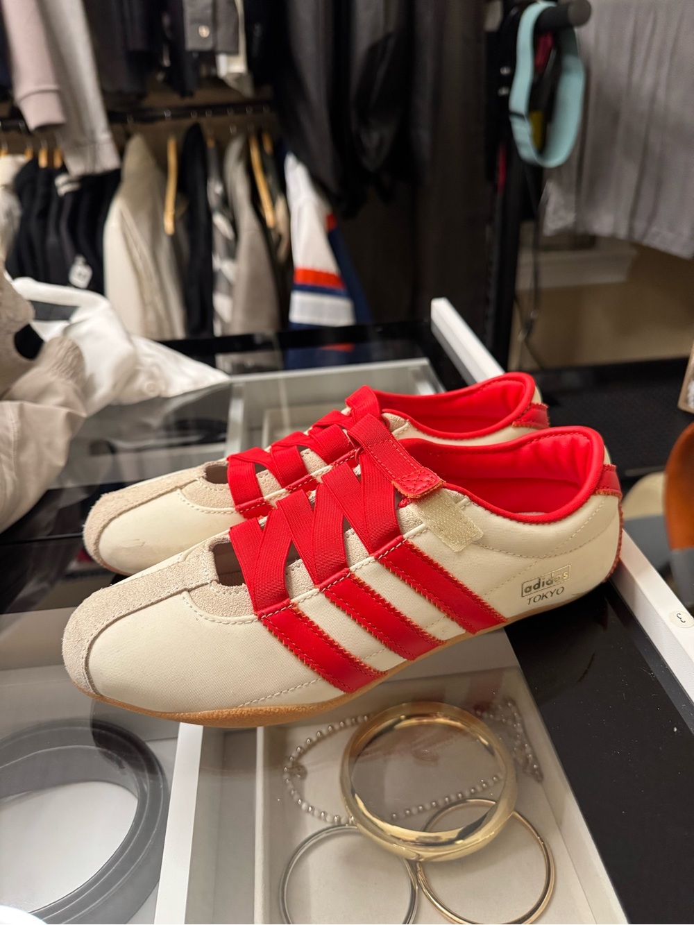 Adidas Tokyo Mary Jane Shoes Red/White